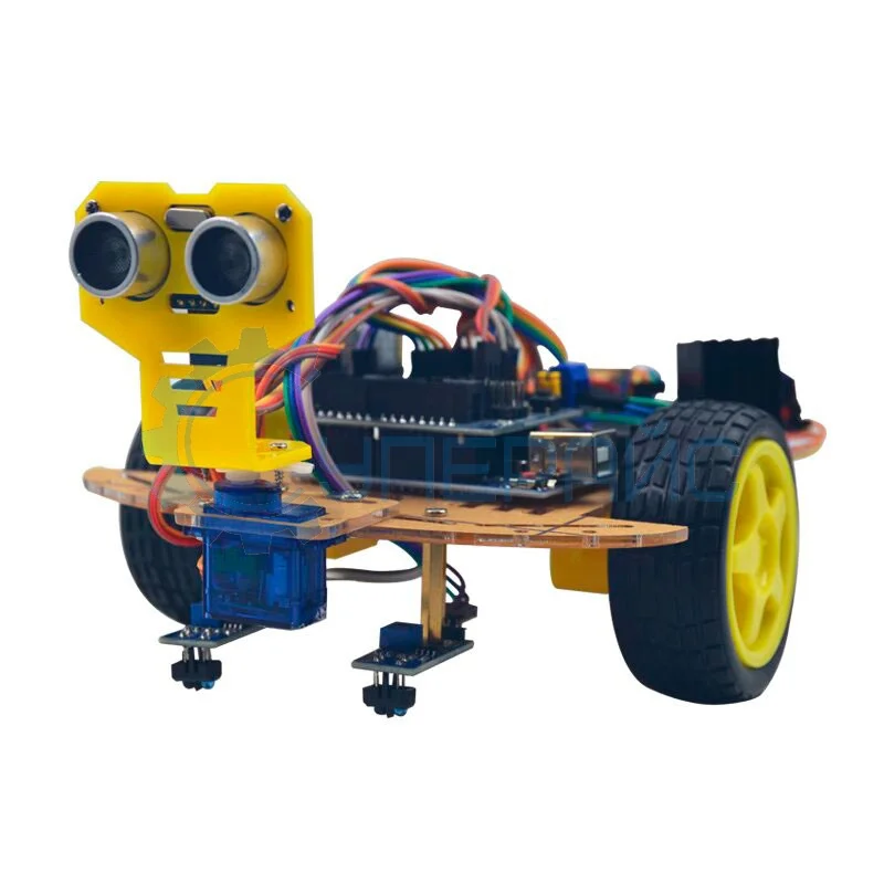 Программируемый колесный робот-конструктор на базе Arduino UNO R3 (Bluetooth) фото 1