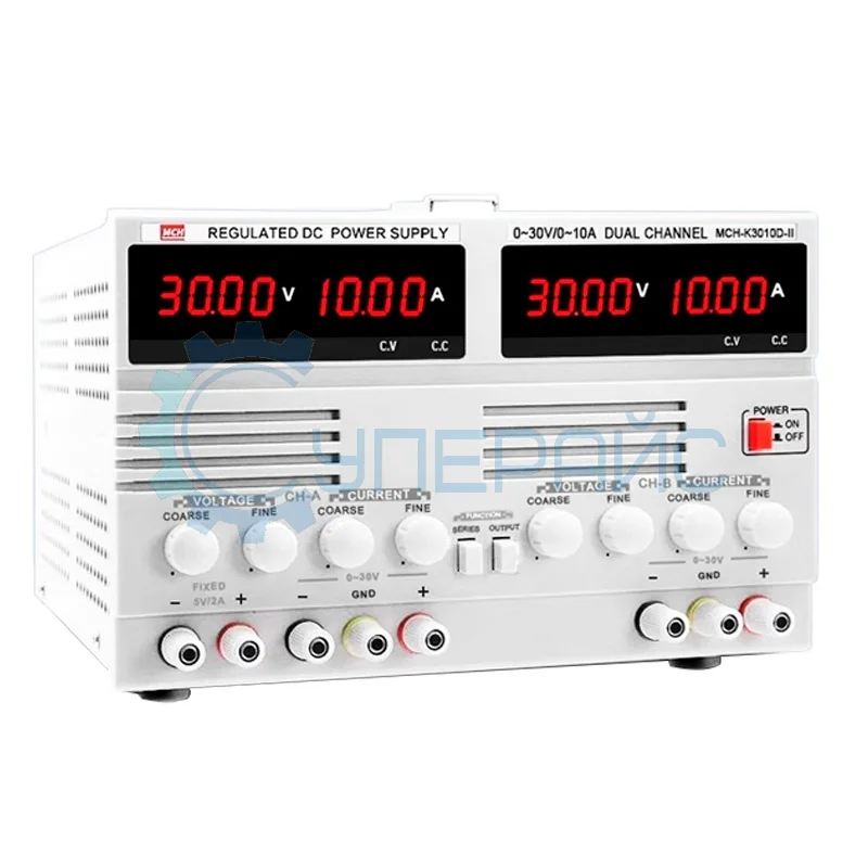 Стационарный регулируемый блок питания MCH K3010D-II (30 В, 10 А) фото 1
