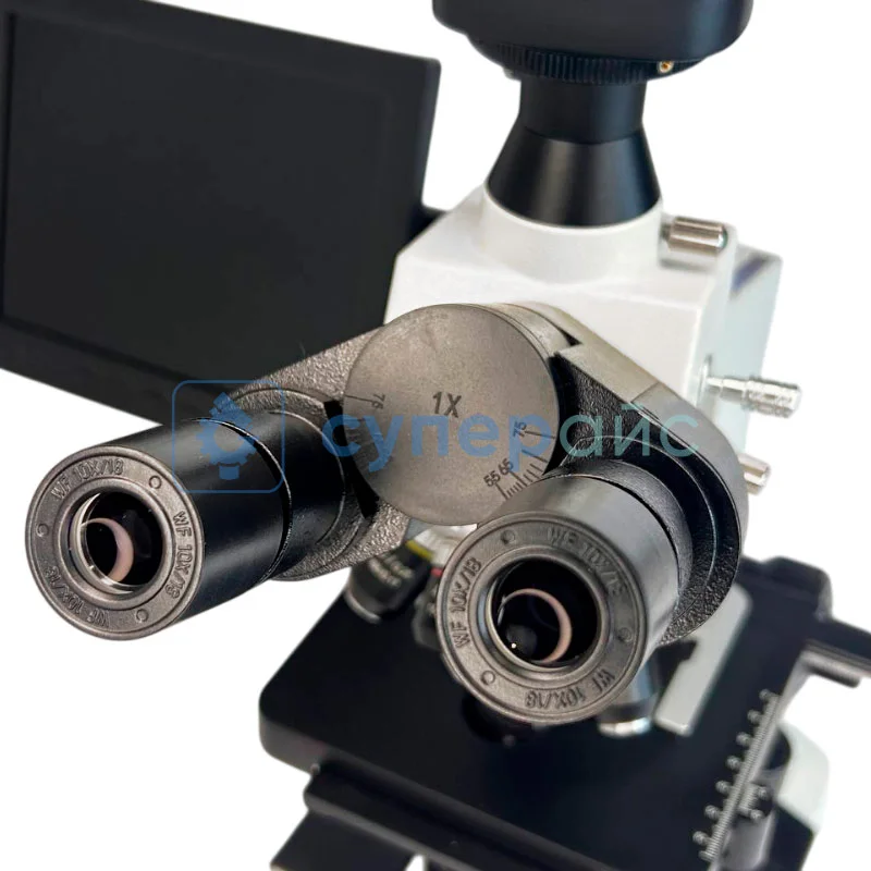 Биологический микроскоп Saike Digital SK2009H3S4 тринокулярный фото 7