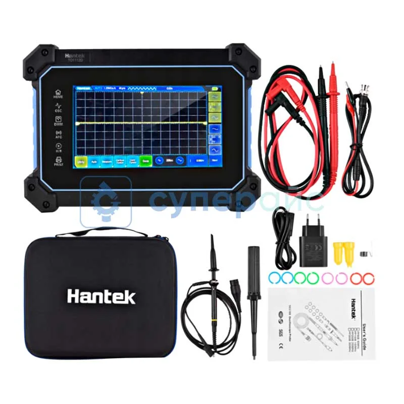 Портативный двухканальный осциллограф Hantek TO1112D фото 5