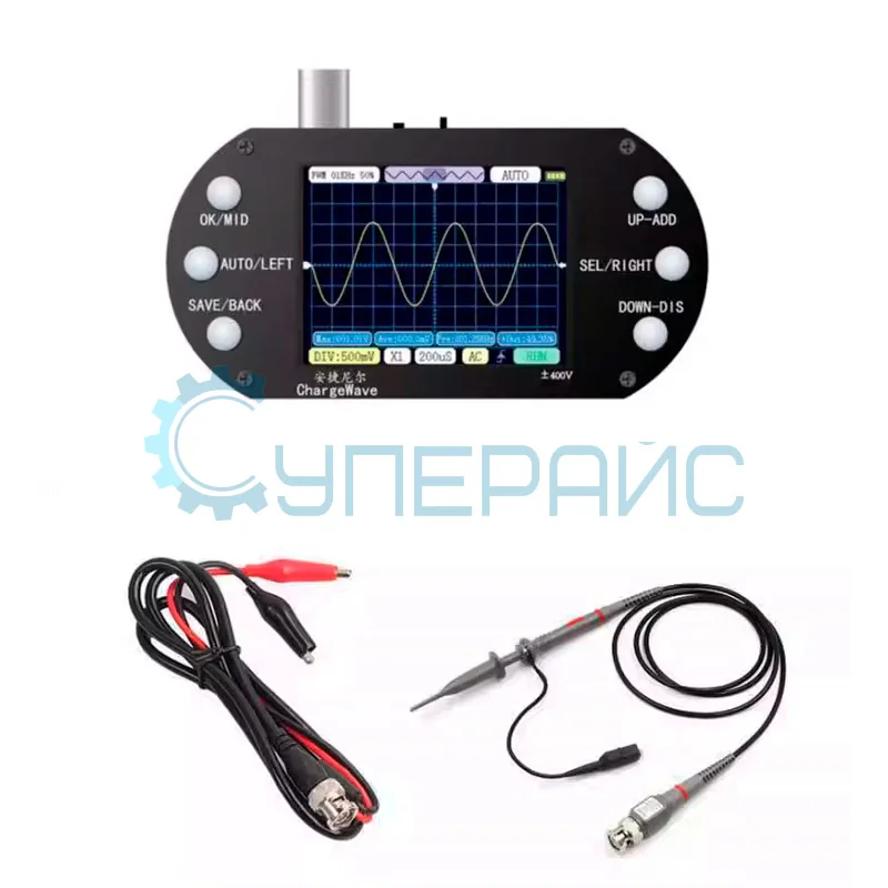 Одноканальный осциллограф ENGINEER SCO 1 500K с щупом фото 3