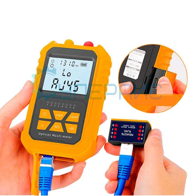 Измеритель оптической мощности MATENG Y3-Y1550-15mW с аккумулятором фото 1