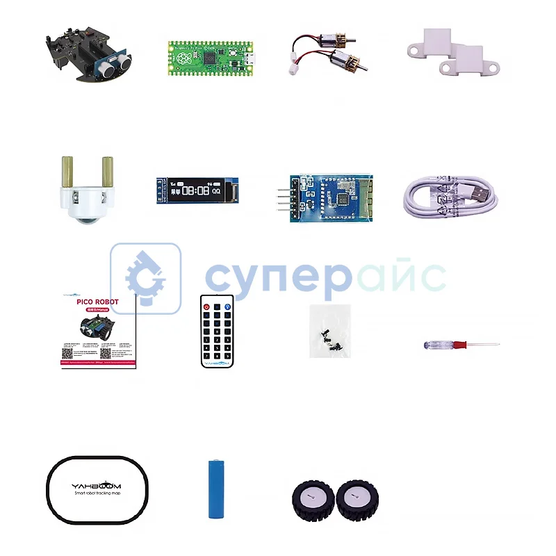 Робот двухколесный Yahboom Pico Robot Car фото 1