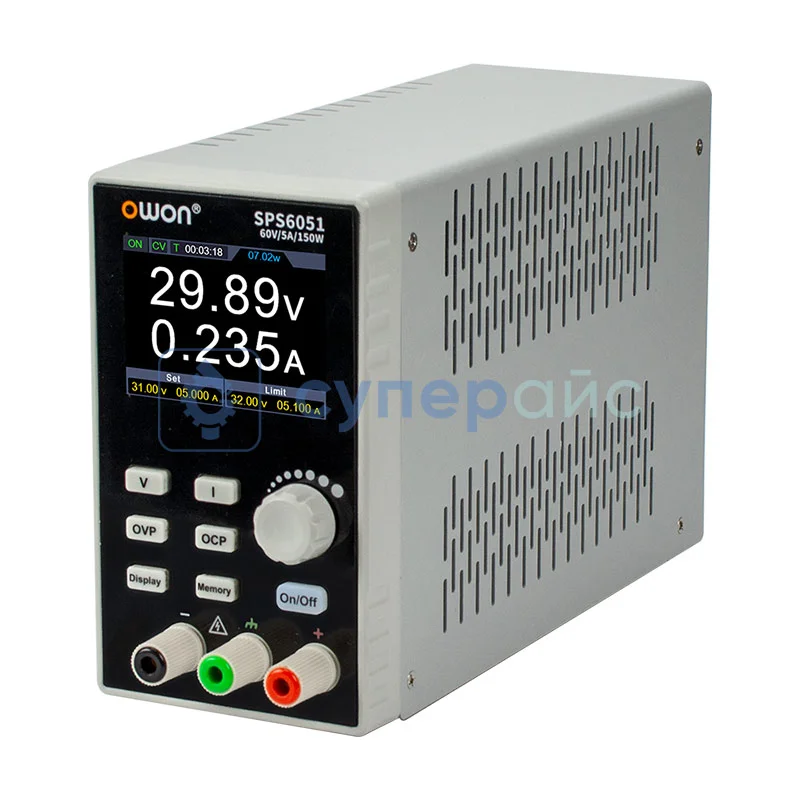 Одноканальный источник питания OWON SPS6051 фото 2