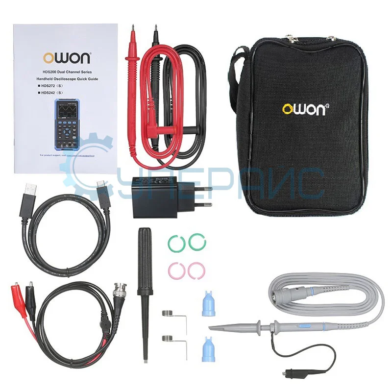 Осциллограф цифровой портативный OWON HDS2102S фото 9