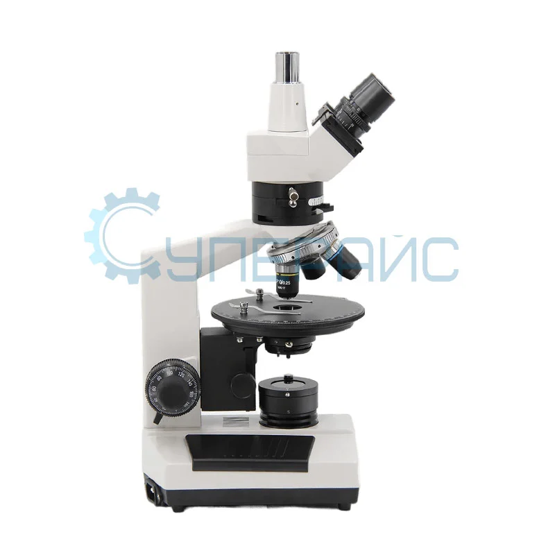 Тринокулярный микроскоп Opto-Edu A15.1017-T поляризационный фото 5