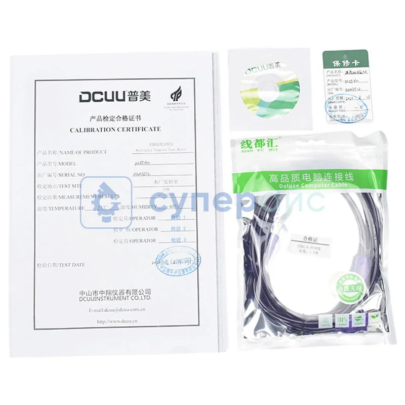 Цифровой анализатор температуры DCUU DC5516H фото 2