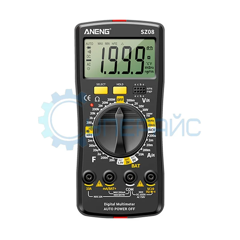 Многофункциональный цифровой мультиметр ANENG SZ08 фото 1
