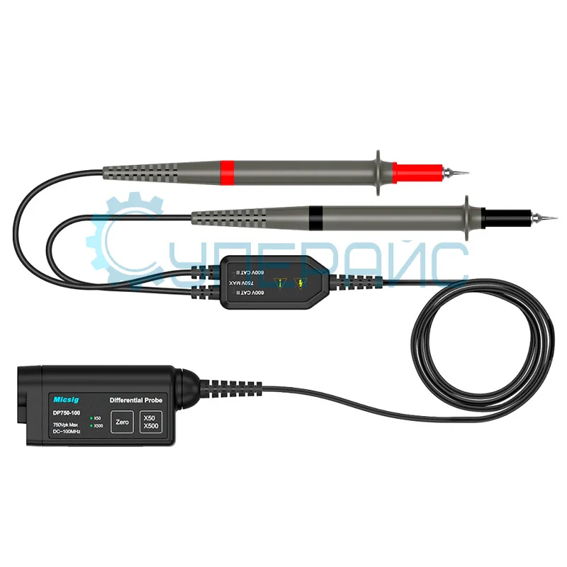 Высоковольтный дифференциальный пробник Micsig DP750-100 фото 4