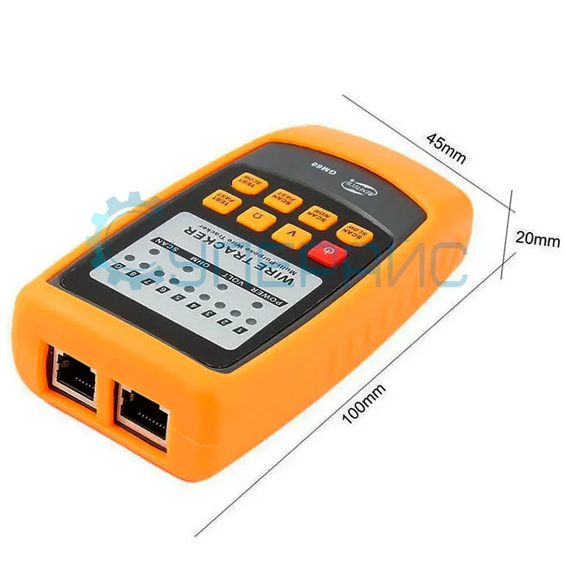 Кабельный (LAN) тестер трассоискатель Benetech GM60 фото 12