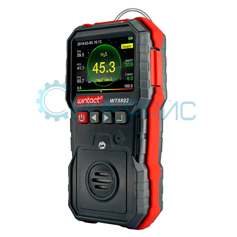 Портативный газоанализатор сероводорода Wintact WT8802 фото 2