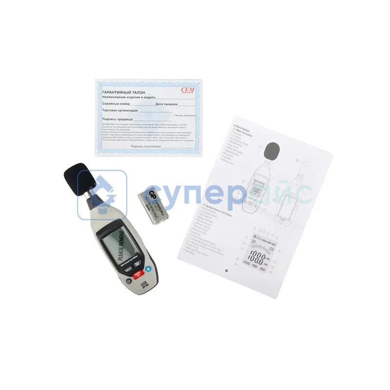 Цифровой шумомер CEM DT-95 фото 6