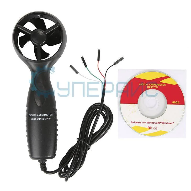 Цифровой крыльчатый анемометр Benetech GM8904 фото 3