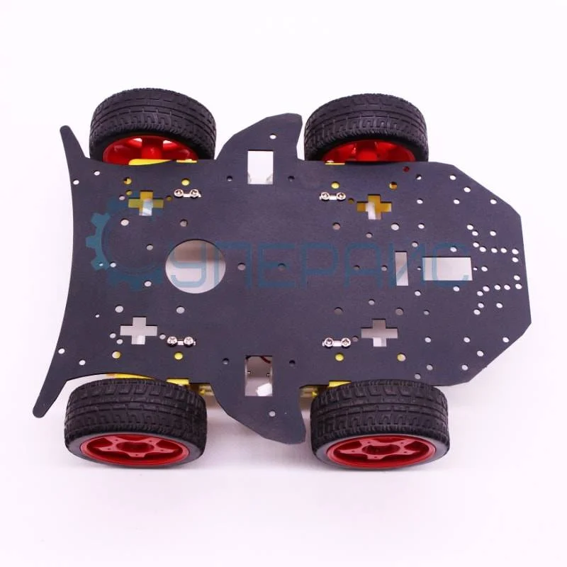 Колесная платформа шасси для робота Yahboom 4WD металлическое фото 2