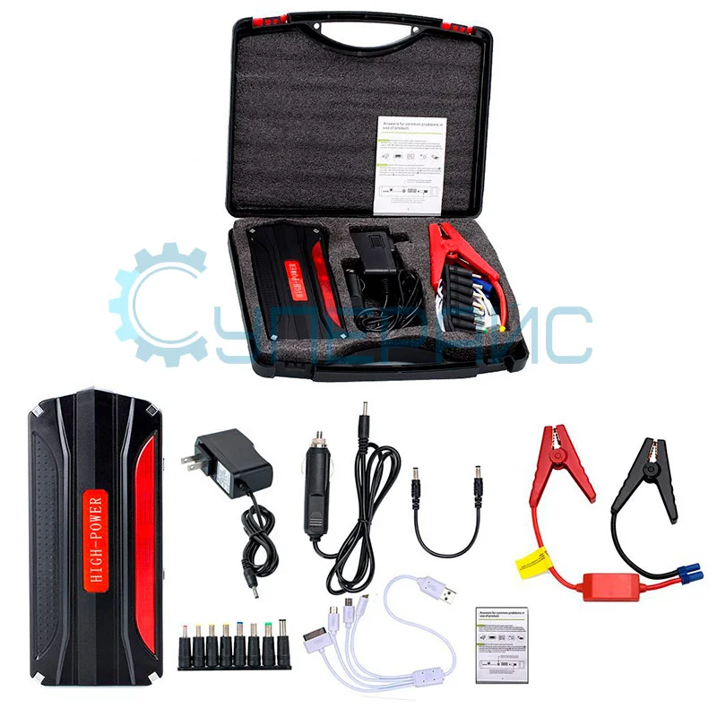 Многофункциональное пусковое устройство JINYAOE L026 (5 В/2 А, 12 В/2 А, 19 В/3.5 А) фото 8