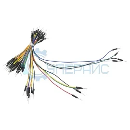 Набор соединительных проводов M/M «папа-папа» Breadboard (10 - 25 см, 65 шт) фото