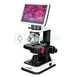 Лабораторный цифровой микроскоп Levenhuk D450L LCD 7 дюймов фото