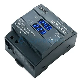 Монтажный блок питания на DIN рейку ZGQNYI QYR-100-24 с индикацией напряжения фото