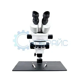 Стереоскопический микроскоп панкратический Crystallite SZM45 ZOOM на штативе фото
