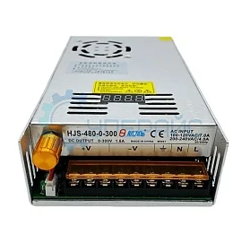 Блок питания Hangjiasheng HJS-480-0-300 с индикатором напряжения (480 Вт) фото