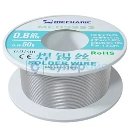 Припой MECHANIC MEDS993 Sn99.3/Pb0.7 (0.8 мм, 50 г) фото