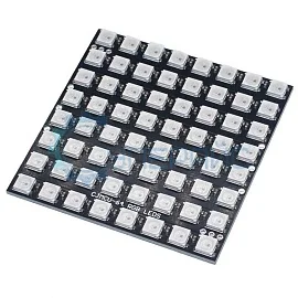 Панель-матрица 8х8 RGB светодиодов на базе чипа WS2812B фото