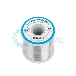 Припой проволочный с канифолью (олово Sn 55%, HAO SEN 63A, 1.2 мм, 500 г) фото