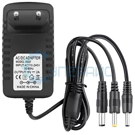 Адаптер питания (15В, 2А, 3 штекера) фото