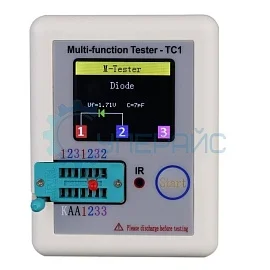 Многофункциональный измеритель Tester-TC1 (RLC, ESR, транзисторы) фото