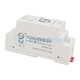 Блок питания на ДИН рейку Yueyu YDR-12V-10A фото