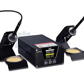 Двухканальная станция для пайки i2C T12-Plus, 240 В, IPS дисплей фото