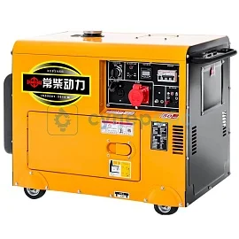 Промышленный генератор Changchai AVR 10 кВт в шумозащитном корпусе 220 В фото