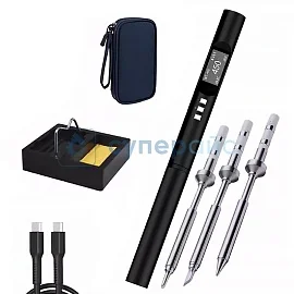 Паяльник HLFEC PTS200 с набором аксессуаров и жалами фото