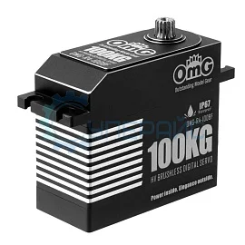 Цельнометаллический сервопривод OMG-R4-100BF (180°, 100 кг*см) фото