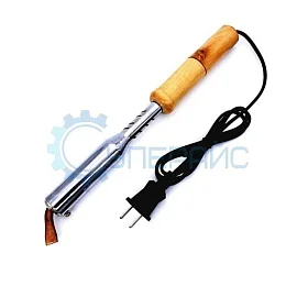 Электрический паяльник Luotie с деревянной рукояткой (100 Вт) фото