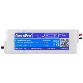 Герметичный блок питания NeonPro EPS-24E60 (24 В, 2.5 А, 60 Вт) фото