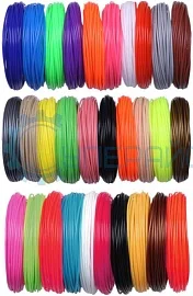 PLA пластик для 3D ручки, набор из 30 цветов (300 метров) фото