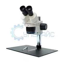Бинокулярный стереомикроскоп Crystallite ST-60 с увеличенным основанием фото