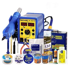 Паяльная станция MECHANIC HK8587D со средним комплектом фото