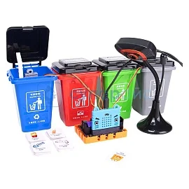 Учебный комплект по сортировке мусора KittenBot фото