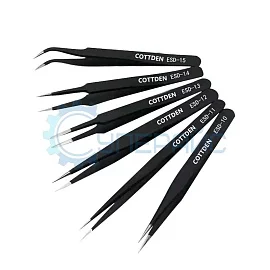 Пинцеты антистатические (6 шт. в комплекте) для BGA фото