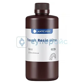 Смола фотополимерная Anycubic Tough Resin Ultra сверхпрочная, серая, 1 кг фото