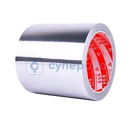 Клейкая односторонняя алюминиевая лента 100мм/20м фото