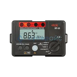 Мегомметр RGK RT-25 фото