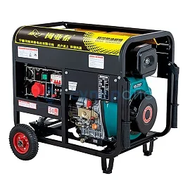 Промышленный генератор MINYATAI 5,5 кВт с открытой рамой 220/380 В фото