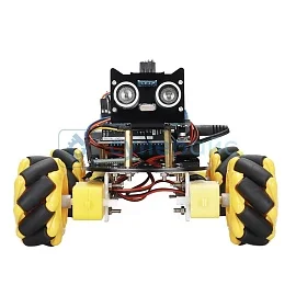 Механический робот-автомобиль Mini Mecanum Wheel совместимый со средой Arduino фото
