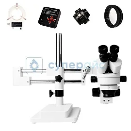Тринокулярный цифровой микроскоп Kaisi 37045A-STL2 с камерой 20 Мп фото