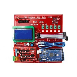 Набор ЧПУ для 3D принтера с нагреваемым столом и контроллером, совместимым со средой Arduino фото
