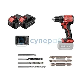 Шуруповерт ударный DEVON DID201 с батареей 5 Ah фото