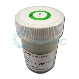 BGA шарики припоя для реболлинга 0,76 мм. 250000 шт. фото